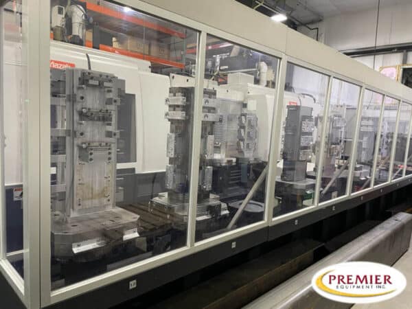 Mazak Pfh-4800 (2) Machines / 12 Pallet Palletech With 2 Loading Stations Cnc Horizontal Machining Center
